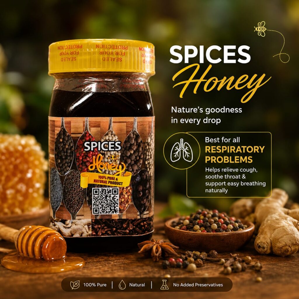 Pure Natural Honey and Premium Quality Spices in Munnar